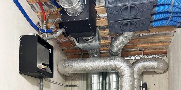 Приточно-вытяжная вентиляция с адиабатическим увлажнением Turkov