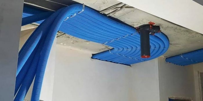 Приточно-вытяжная вентиляция с системой рекуперации в частный дом – 185м2