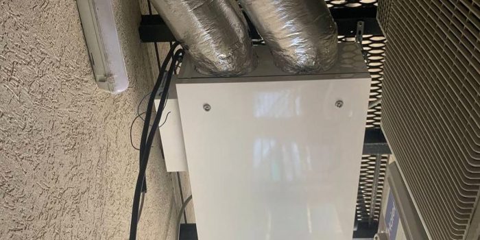 Приточно-вытяжная установка с рекуперацией тепла и влаги