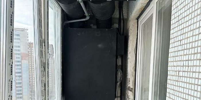 Оцинкованные воздуховоды в изоляции K-flex