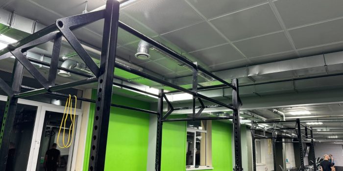 Приточно-вытяжная вентиляция с рекуперацией shuft в фитнес студии