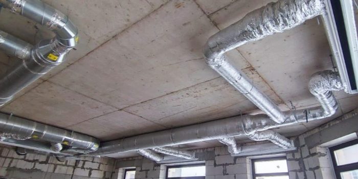 Приточно-вытяжная установка в частный дом с бассейном