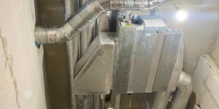 Приточно-вытяжная установка с рекуперацией тепла и влаги