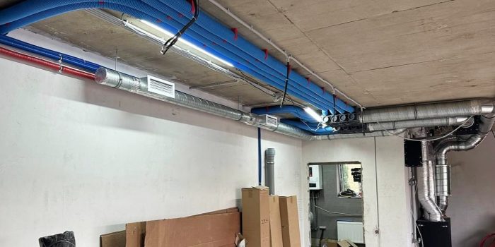 Приточно-вытяжная вентиляция с адиабатическим увлажнением Turkov