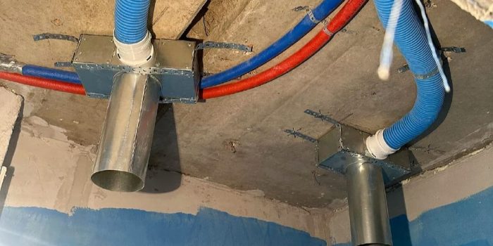 Квартира 103 м2, здесь мы установили приточно-вытяжную систему TURKOV с охладителем воздуха на 2,5кВт по холоду