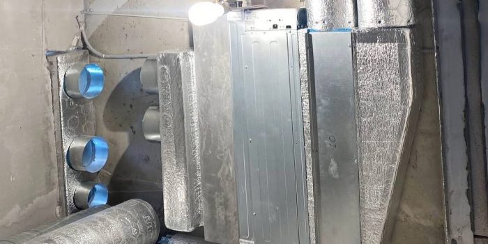 Приточно-вытяжная установка с рекуперацией тепла и влаги