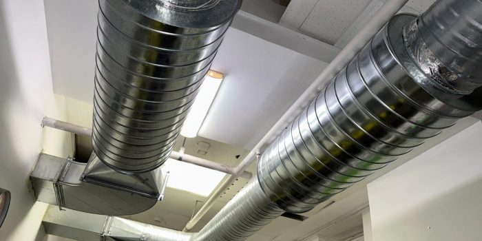 Приточно-вытяжная вентиляция с рекуперацией shuft в фитнес студии
